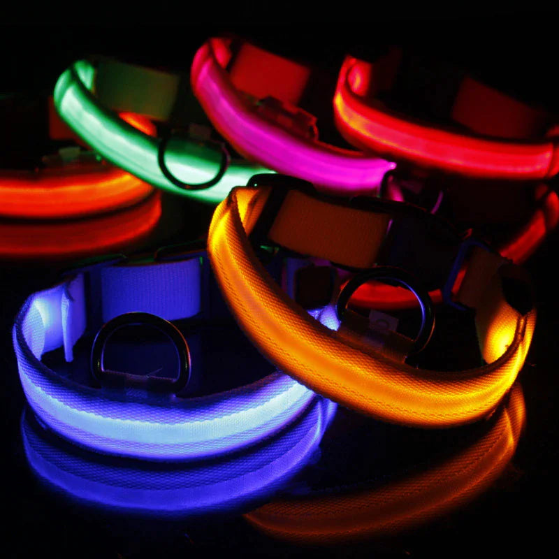 LED Adjustable Blinking Dog Collar