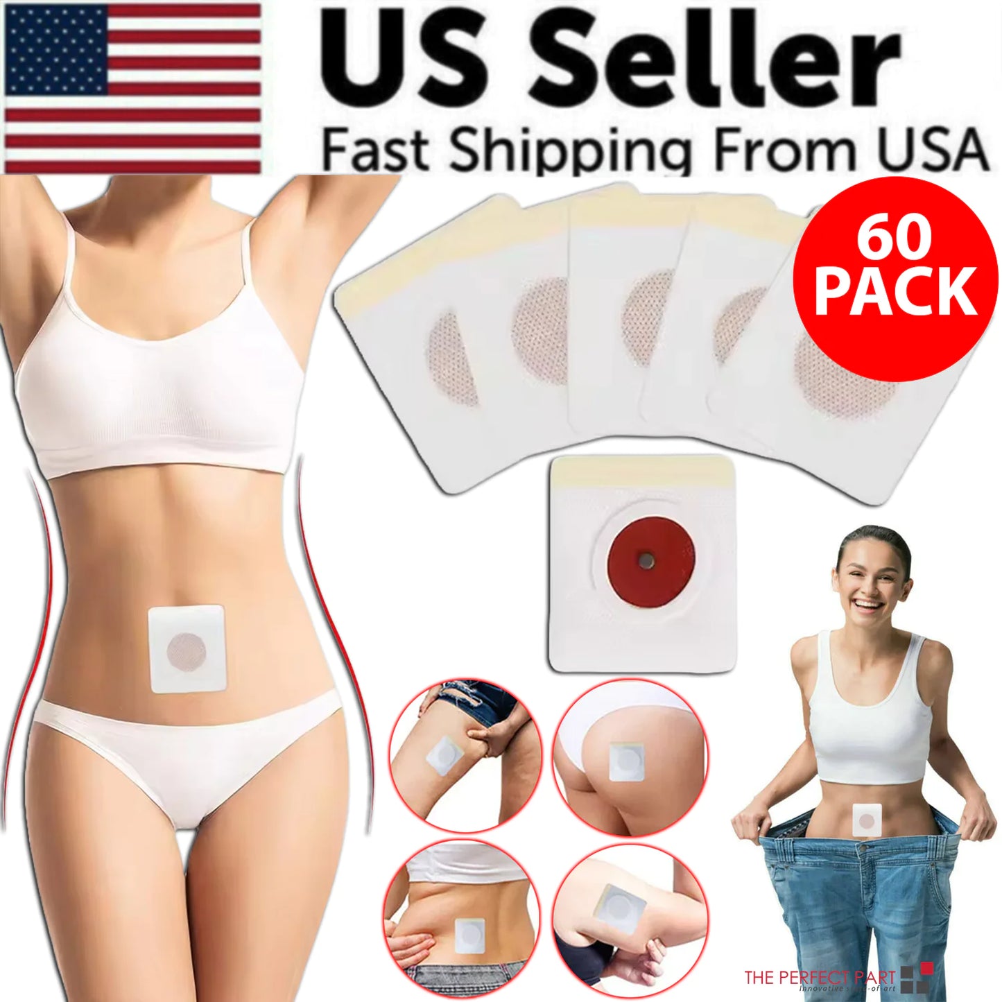 60PCS Slim Patch Weight Loss Pads