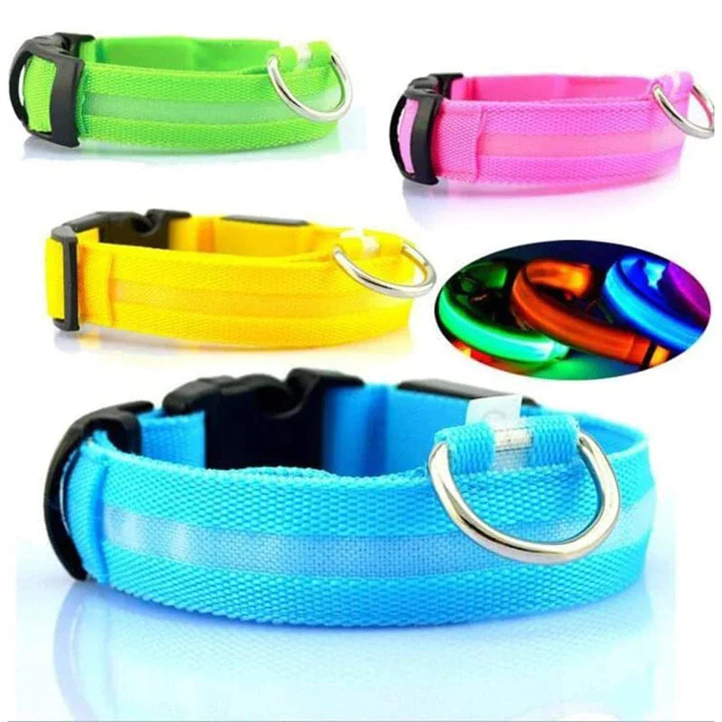 LED Adjustable Blinking Dog Collar